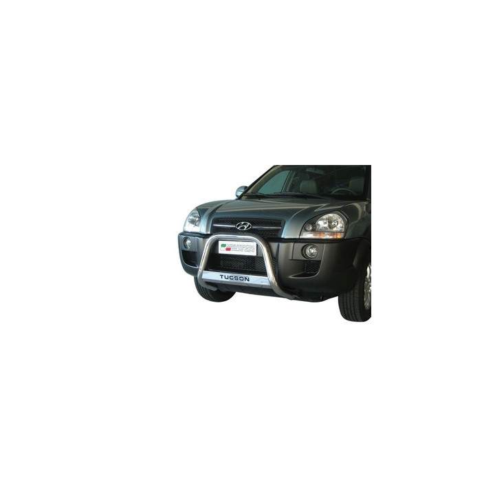 EC Homologated Bullbar, Misutonida 4x4 Medium Bar, Color Black, Hyundai Tucson - EDK.ro