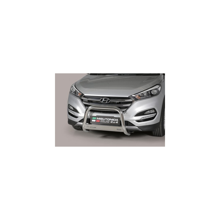 Bullbar Omologat RAR, Misutonida 4x4 Medium Bar, Culoare Argintiu, Hyundai Tucson - EDK.ro