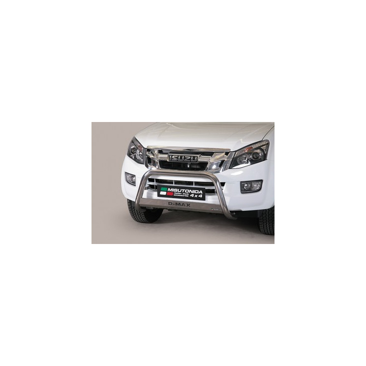 Bullbar Omologat RAR, Misutonida 4x4 Medium Bar, Culoare Argintiu, Isuzu D-Max 2012 - 2019 - EDK.ro