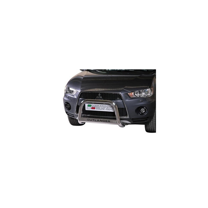 EC Homologated Bullbar, Misutonida 4x4 Medium Bar, Color Black, Mitsubishi Outlander - EDK.ro
