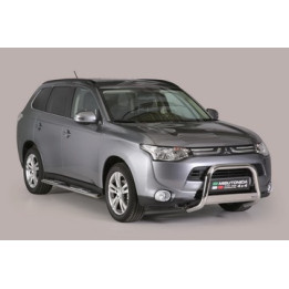 Bullbar Omologat RAR, Misutonida 4x4 Medium Bar, Culoare Argintiu, Mitsubishi Outlander - EDK.ro