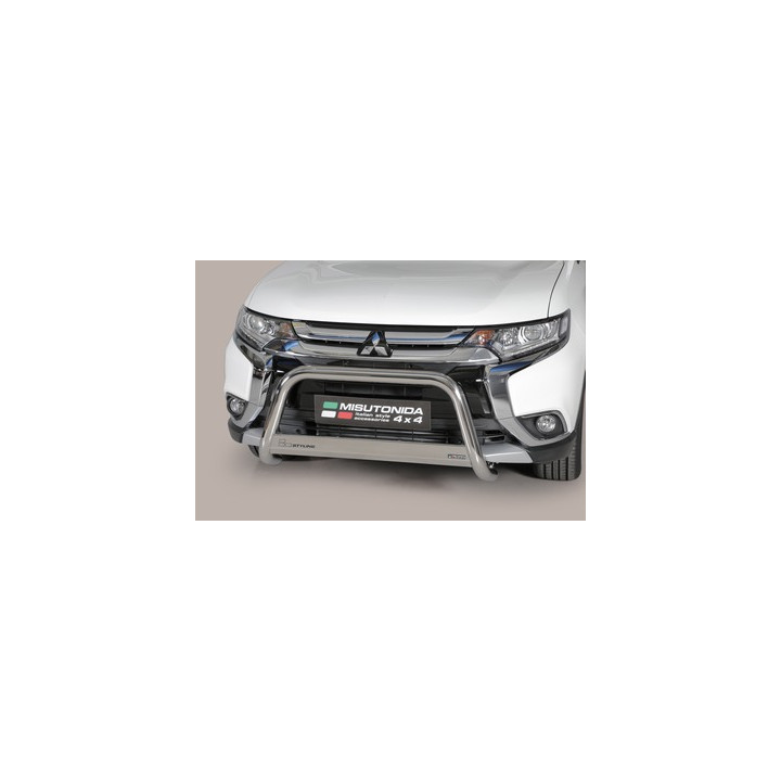 Bullbar Omologat RAR, Misutonida 4x4 Medium Bar, Culoare Argintiu, Mitsubishi Outlander - EDK.ro