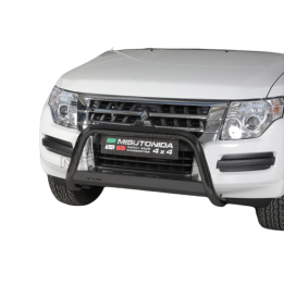 Bullbar Omologat RAR, Misutonida 4x4 Medium Bar, Culoare Negru, Mitsubishi Pajero 2015 - Prezent - EDK.ro