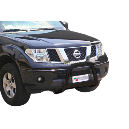 EC Homologated Bullbar, Misutonida 4x4 Medium Bar, Color Black, Nissan Navara 2005 - 2010 - EDK.ro