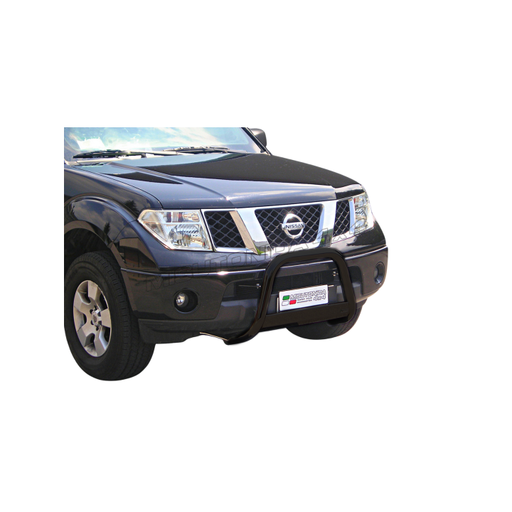 Bullbar Omologat RAR, Misutonida 4x4 Medium Bar, Culoare Negru, Nissan Navara 2005 - 2010 - EDK.ro