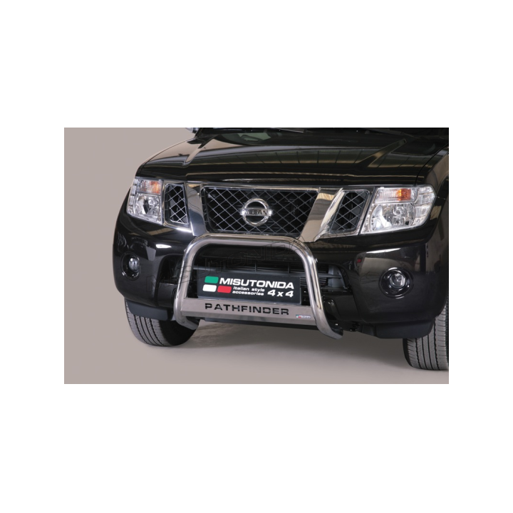 Bullbar Omologat RAR, Misutonida 4x4 Medium Bar, Culoare Argintiu, Nissan Pathfinder - EDK.ro