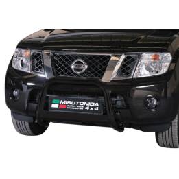 EC Homologated Bullbar, Misutonida 4x4 Medium Bar, Color Black, Nissan Pathfinder - EDK.ro