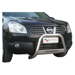 EC Homologated Bullbar, Misutonida 4x4 Medium Bar, Color Silver, Nissan Qashqai - EDK.ro