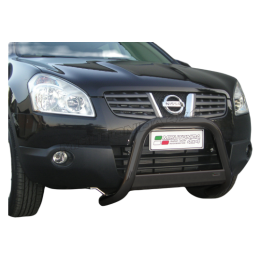 EC Homologated Bullbar, Misutonida 4x4 Medium Bar, Color Black, Nissan Qashqai - EDK.ro