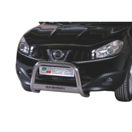 EC Homologated Bullbar, Misutonida 4x4 Medium Bar, Color Silver, Nissan Qashqai - EDK.ro
