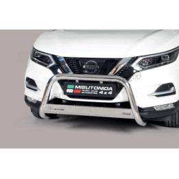 EC Homologated Bullbar, Misutonida 4x4 Medium Bar, Color Silver, Nissan Qashqai - EDK.ro