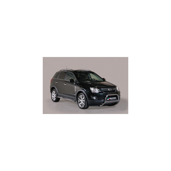EC Homologated Bullbar, Misutonida 4x4 Medium Bar, Color Silver, Opel Antara - EDK.ro