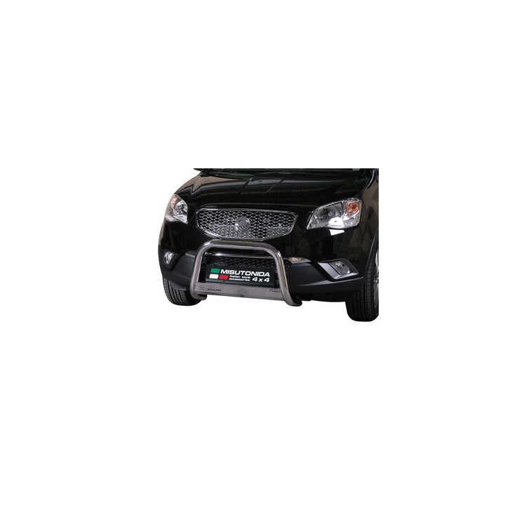 Bullbar Omologat RAR, Misutonida 4x4 Medium Bar, Culoare Argintiu, SsangYong Korando - EDK.ro