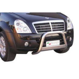 EC Homologated Bullbar, Misutonida 4x4 Medium Bar, Color Silver, SsangYong Rexton - EDK.ro