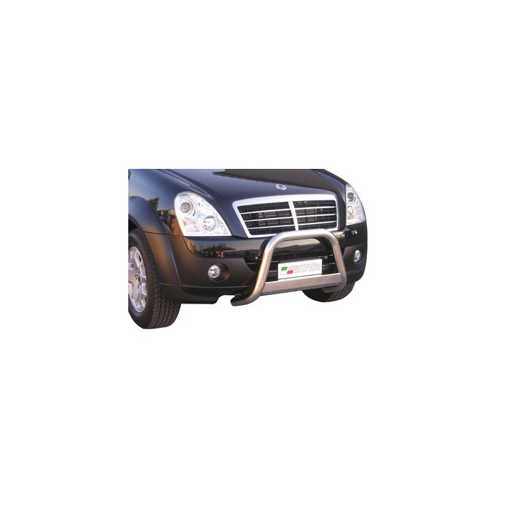Bullbar Omologat RAR, Misutonida 4x4 Medium Bar, Culoare Argintiu, SsangYong Rexton - EDK.ro