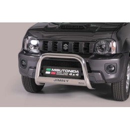 Bullbar Omologat RAR, Misutonida 4x4 Medium Bar, Culoare Argintiu, Suzuki Jimny - EDK.ro