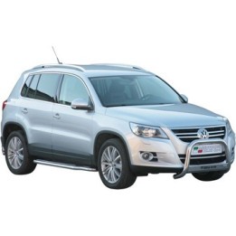 Bullbar Omologat RAR, Misutonida 4x4 Medium Bar, Culoare Negru, Volkswagen Tiguan - EDK.ro