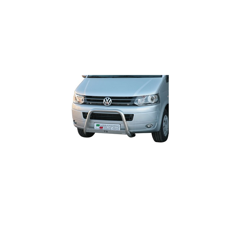 EC Homologated Bullbar, Misutonida 4x4 Medium Bar, Color Silver, Volkswagen Transporter T5 2010 - Present - EDK.ro
