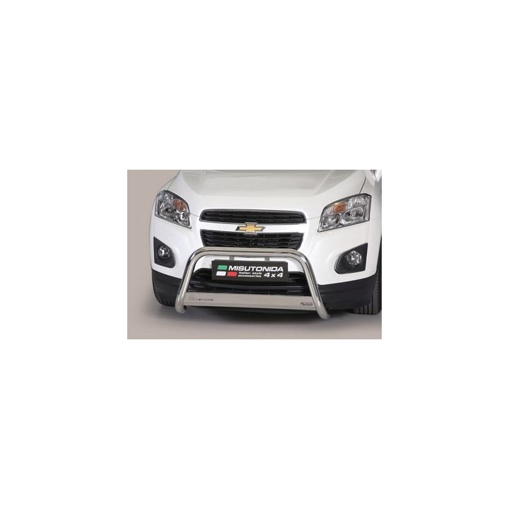 EC Homologated Bullbar, Misutonida 4x4 Medium Bar, Color Black, Chevrolet Trax - EDK.ro