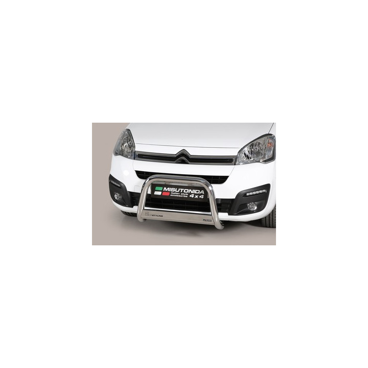 Bullbar Omologat RAR, Misutonida 4x4 Medium Bar, Culoare Negru, Citroën Berlingo - EDK.ro