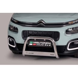 Bullbar Omologat RAR, Misutonida 4x4 Medium Bar, Culoare Negru, Citroën Berlingo 2018 - Prezent - EDK.ro