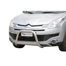 EC Homologated Bullbar, Misutonida 4x4 Medium Bar, Color Silver, Citroën C-Crosser - EDK.ro