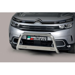 Bullbar Omologat RAR, Misutonida 4x4 Medium Bar, Culoare Argintiu, Citroën C5 Aircross - EDK.ro