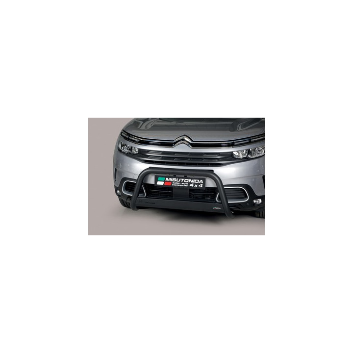 Bullbar Omologat RAR, Misutonida 4x4 Medium Bar, Culoare Negru, Citroën C5 Aircross - EDK.ro
