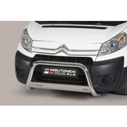 EC Homologated Bullbar, Misutonida 4x4 Medium Bar, Color Black, Citroën Jumpy 2006 - 2015 - EDK.ro
