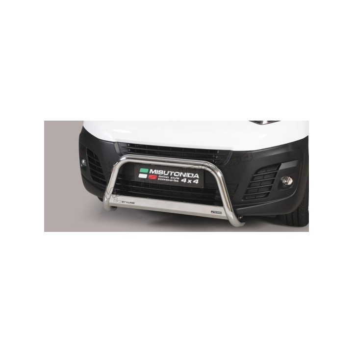 EC Homologated Bullbar, Misutonida 4x4 Medium Bar, Color Silver, Citroën Jumpy 2016 - Present - EDK.ro