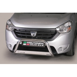 Bullbar Omologat RAR, Misutonida 4x4 Medium Bar, Culoare Negru, Dacia Dokker - EDK.ro