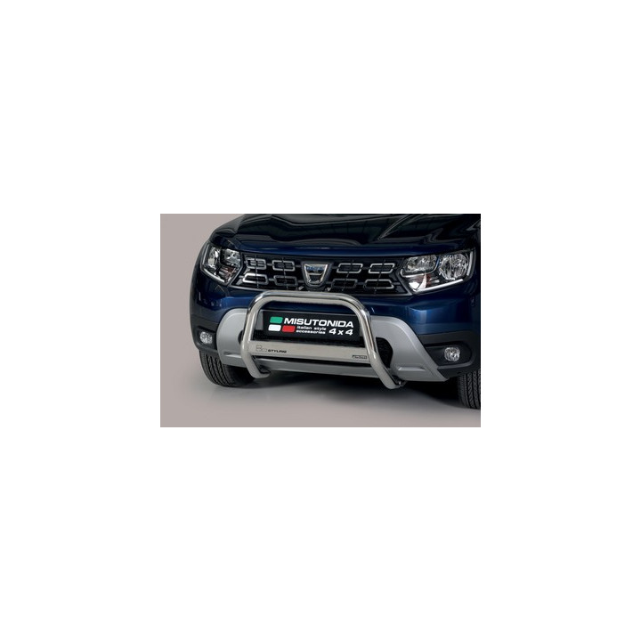 Bullbar Omologat RAR, Misutonida 4x4 Medium Bar, Culoare Argintiu, Dacia Duster - EDK.ro
