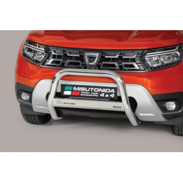 EC Homologated Bullbar, Misutonida 4x4 Medium Bar, Color Silver, Dacia Duster - EDK.ro