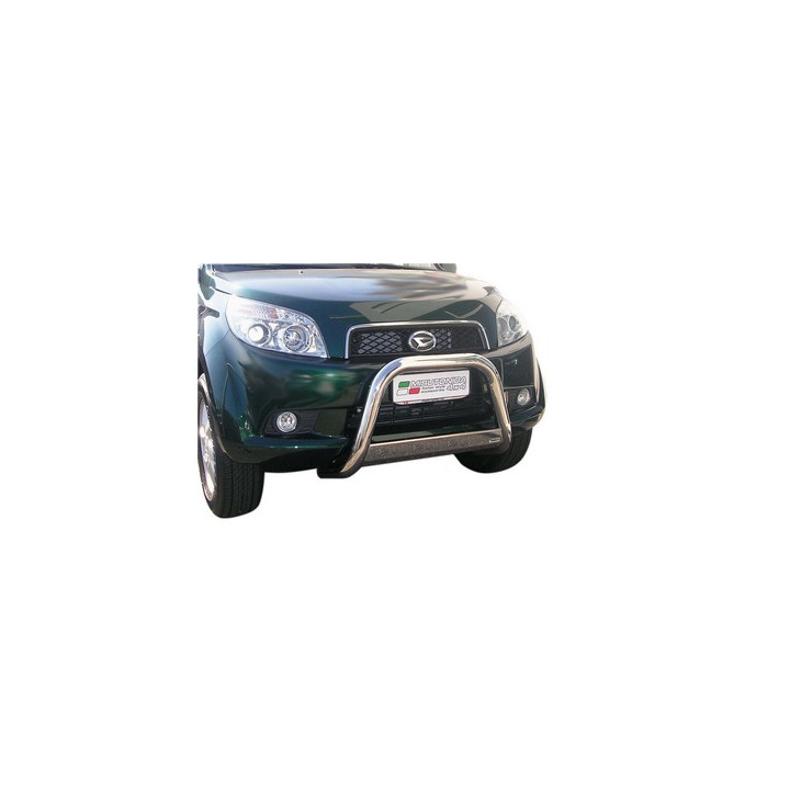 EC Homologated Bullbar, Misutonida 4x4 Medium Bar, Color Silver, Daihatsu Terios - EDK.ro