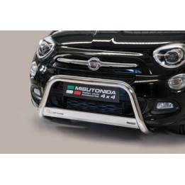 EC Homologated Bullbar, Misutonida 4x4 Medium Bar, Color Silver, Fiat 500 X - EDK.ro