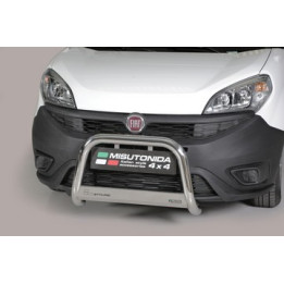 EC Homologated Bullbar, Misutonida 4x4 Medium Bar, Color Black, Fiat Doblò - EDK.ro