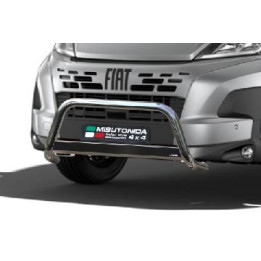 Bullbar Omologat RAR, Misutonida 4x4 Medium Bar, Culoare Argintiu, Fiat Ducato 2024 - Prezent - EDK.ro