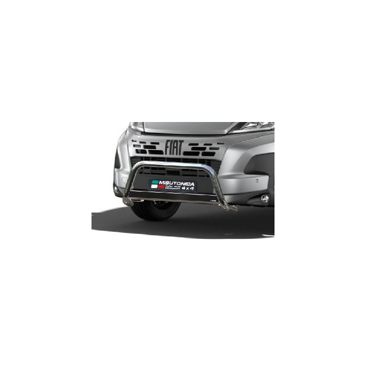EC Homologated Bullbar, Misutonida 4x4 Medium Bar, Color Silver, Fiat Ducato 2024 - Present - EDK.ro