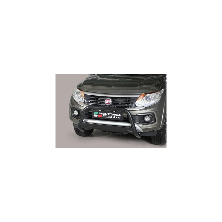 Bullbar Omologat RAR, Misutonida 4x4 Medium Bar, Culoare Negru, Fiat Fullback - EDK.ro