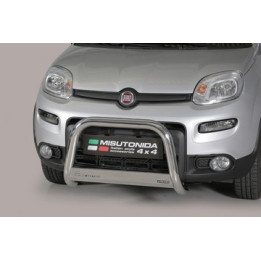 EC Homologated Bullbar, Misutonida 4x4 Medium Bar, Color Black, Fiat Panda 4X4 - EDK.ro
