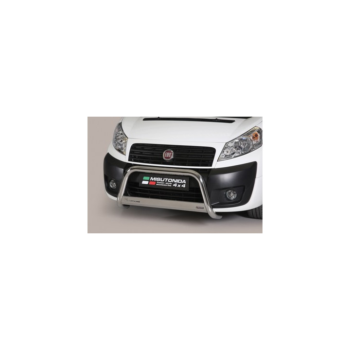 EC Homologated Bullbar, Misutonida 4x4 Medium Bar, Color Black, Fiat Scudo 2006 - 2016 - EDK.ro