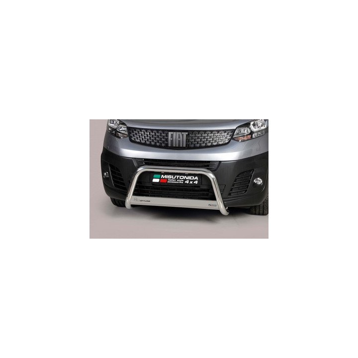 EC Homologated Bullbar, Misutonida 4x4 Medium Bar, Color Silver, Fiat Scudo 2022 - Present - EDK.ro