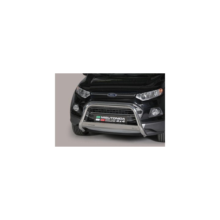EC Homologated Bullbar, Misutonida 4x4 Medium Bar, Color Silver, Ford Ecosport - EDK.ro