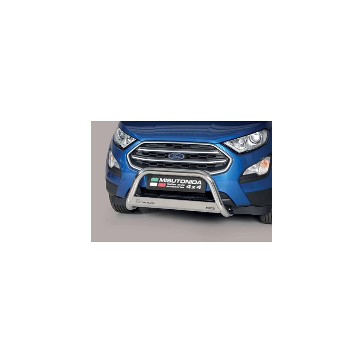 EC Homologated Bullbar, Misutonida 4x4 Medium Bar, Color Silver, Ford Ecosport - EDK.ro