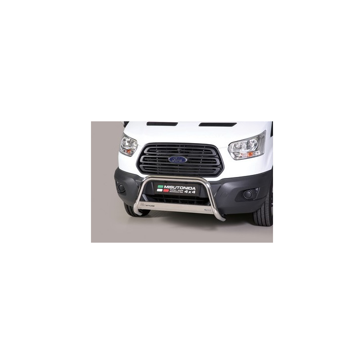 Bullbar Omologat RAR, Misutonida 4x4 Medium Bar, Culoare Negru, Ford Transit 2014 - 2024 - EDK.ro
