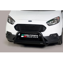 EC Homologated Bullbar, Misutonida 4x4 Medium Bar, Color Black, Ford Transit Courier - EDK.ro