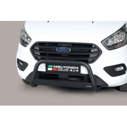 EC Homologated Bullbar, Misutonida 4x4 Medium Bar, Color Black, Ford Transit Custom 2018 - 2023 - EDK.ro
