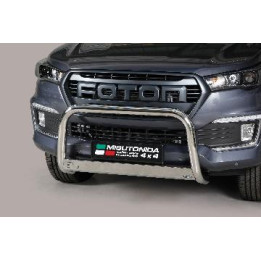 EC Homologated Bullbar, Misutonida 4x4 Medium Bar, Color Silver, Foton Tunland G7 - EDK.ro