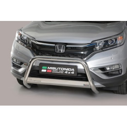 EC Homologated Bullbar, Misutonida 4x4 Medium Bar, Color Silver, Honda CR-V - EDK.ro