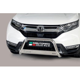 EC Homologated Bullbar, Misutonida 4x4 Medium Bar, Color Silver, Honda CR-V - EDK.ro